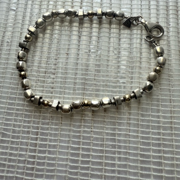 Silpada Silver and Gold Beaded Bracelet - Picture 1 of 6